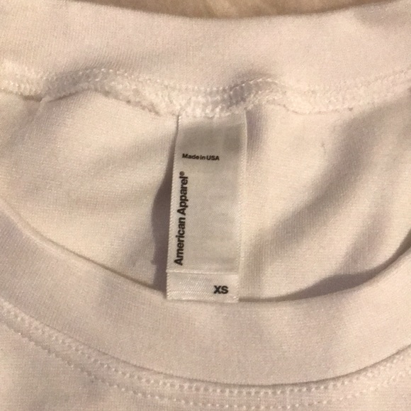 American Apparel | white crop top - Picture 3 of 3